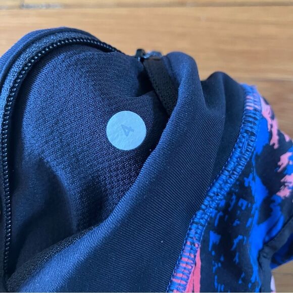 Lululemon Orange Blue Paint Storm Harbor Lightweight Gym Run Workout Shorts 4 - Picture 10 of 15